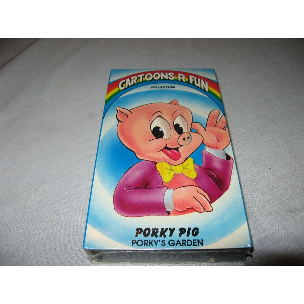 VHS Tape Cartoons R Fun Collection Porky Pig Porky's Garden NEW SEALED
